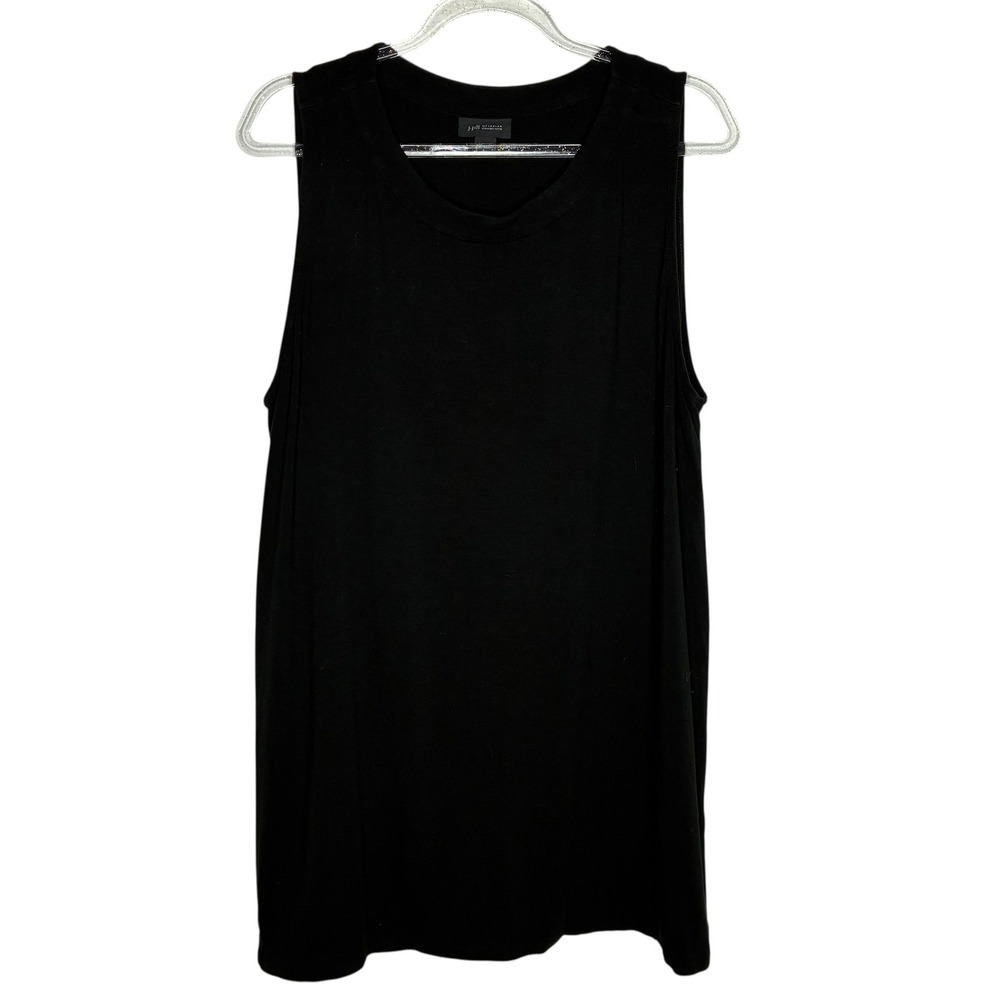 J.‎ Jill Wearever Womens Large Black Sleeveless Scoop Neck Tank Top Minimalist